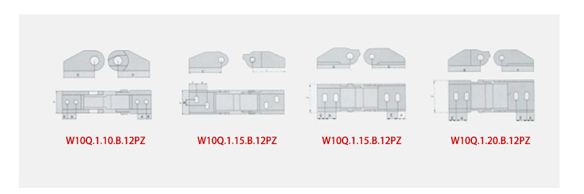10系列微小型拖鏈接頭尺寸圖